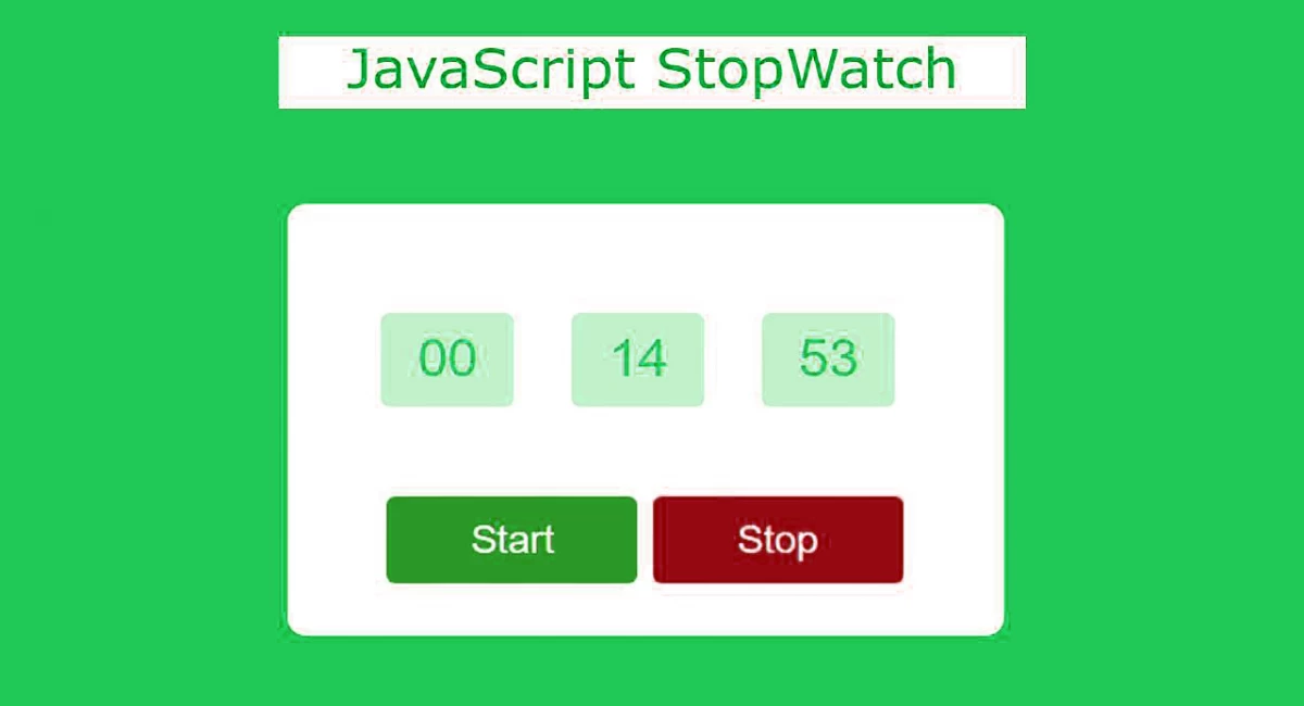 How to Make an Increasing Timer with Start-Stop Function in jQuery